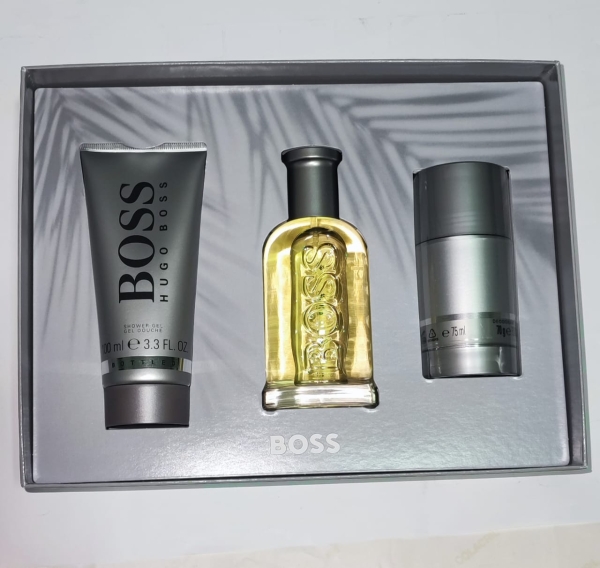 Kit Perfume Hugo Boss N06. edt 100ml + Gel de Banho 100ml + Desodorante Stick 75ml