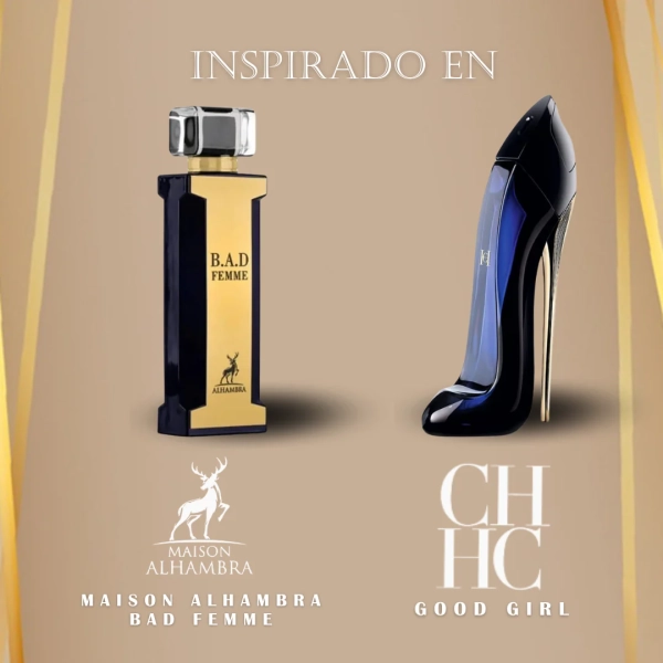 Perfume Bad Femme Maison Alhambra Eau de Parfum 100ml - Imagem 3