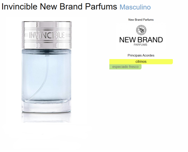 Perfume Invicible Eau de Toilette 100ml (Inspirado no Invictus) - Imagem 2