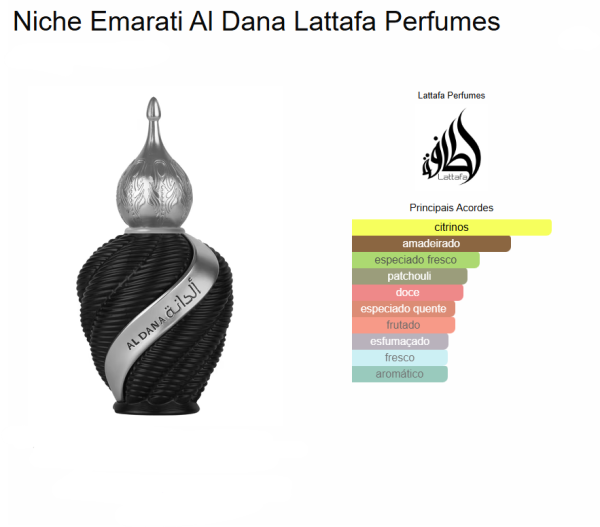 Niche Emarati Al Dana Lattafa Eau de Parfum - Imagem 3
