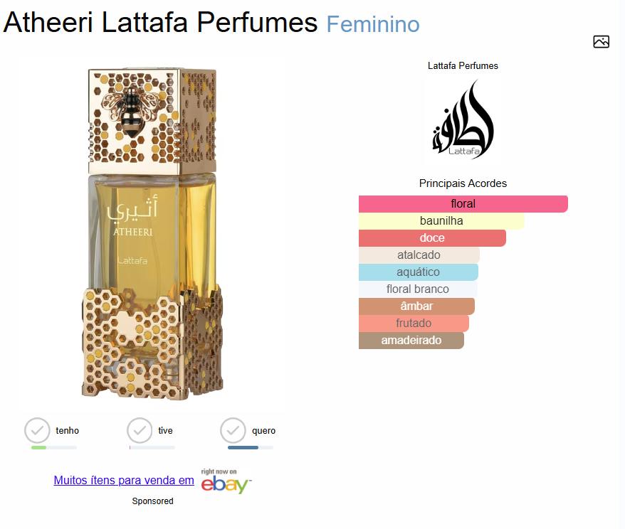Perfume Atheeri Lattafa Eau de Parfum - Imagem 2