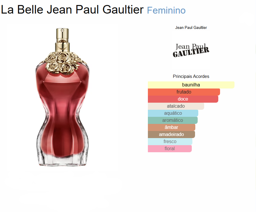 Perfume La Belle Jean Paul Gaultier Eau de Parfum - Imagem 2